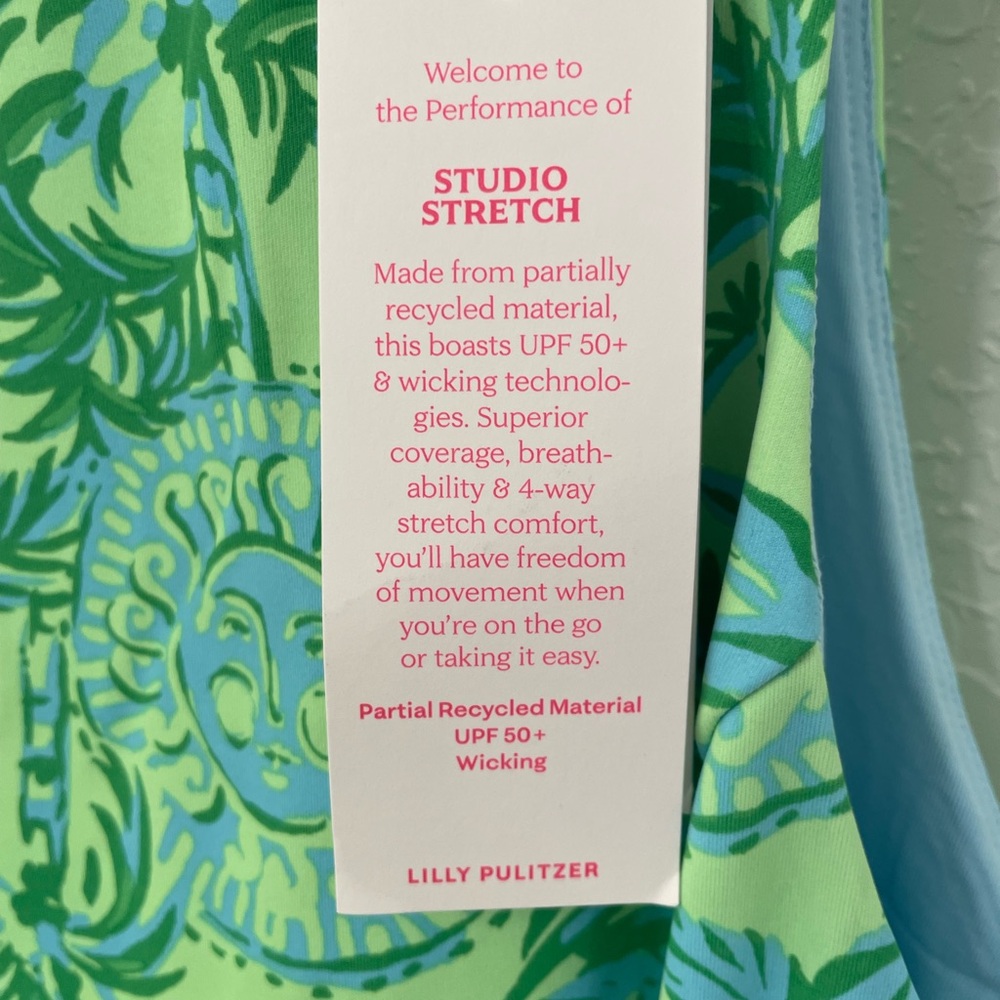 Lilly Pulitzer Luxletic Westley Dress Catchin Rays - Picture 3 of 4